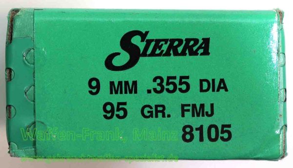 Sierra Bullets, Santa Fe FFW-Geschosse 9mm/.355 – Bild 2