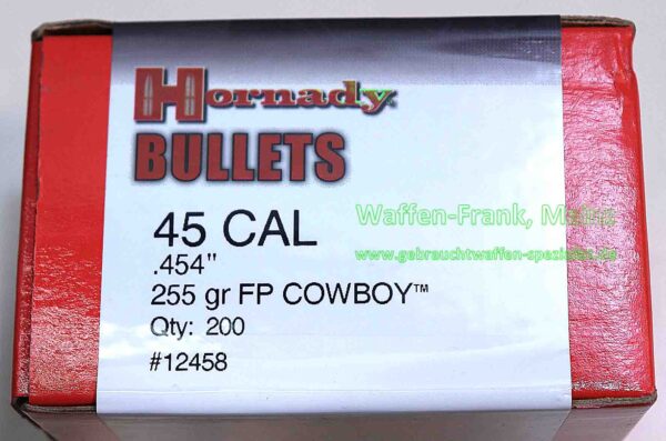 Hornady / USA FFW-Geschosse Blei .45/.454 – Bild 2