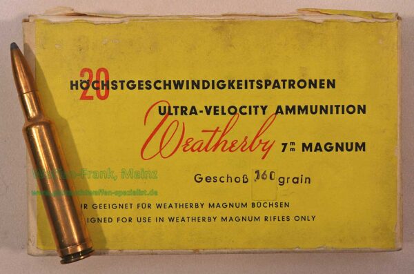 Weatherby - USA Büchsenpatronen 7 mm Weath.-Mag.