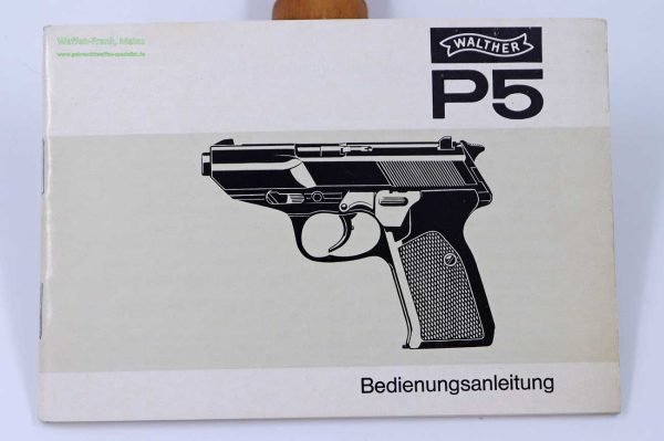 Walther - Ulm Bedienungsanleitung, Original Mod. P5