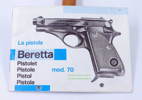 Beretta - Gardone/Italien Bedienungsanleitung, Original Mod. 70