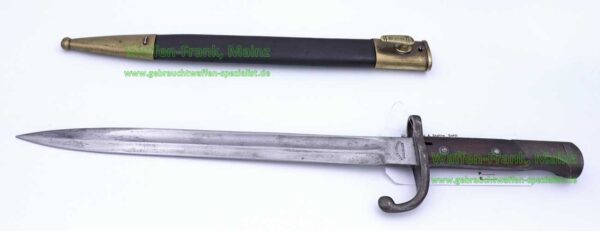 Coppel, A. Stahlw., Sohlingen Bajonett / Seitengewehr Brasilien M1908