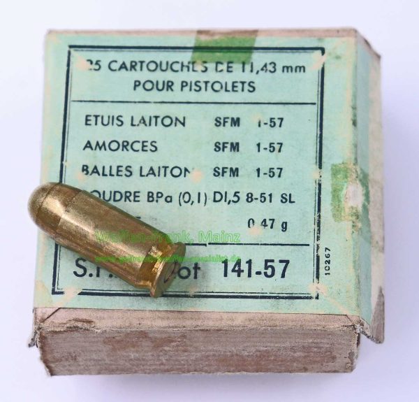 Société Française Pistolenmunition .45 ACP