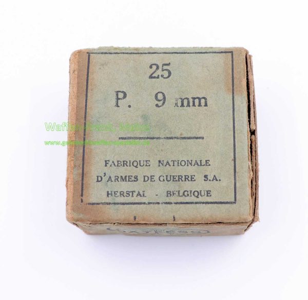 FN  Fabrique Nationale Lüttich Pistolenmunition 9mmLuger/Parabellum/9x19