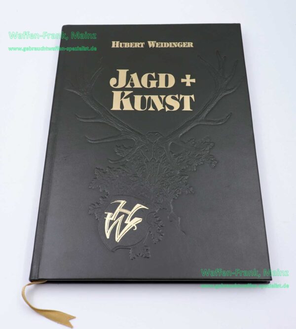 Hubert Weidinger Buch Bildband Jagd+Kunst Goldschnitt