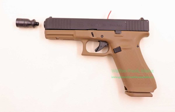 Umarex Glock 17 Gen5 coyote (Bundle) 9mm P.A.K., mit Ersatzmagazin