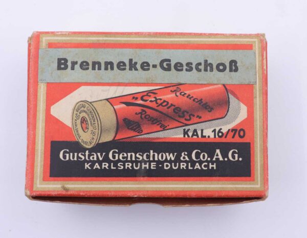 Genschow & Co. Flintenlaufgeschosse 16/70