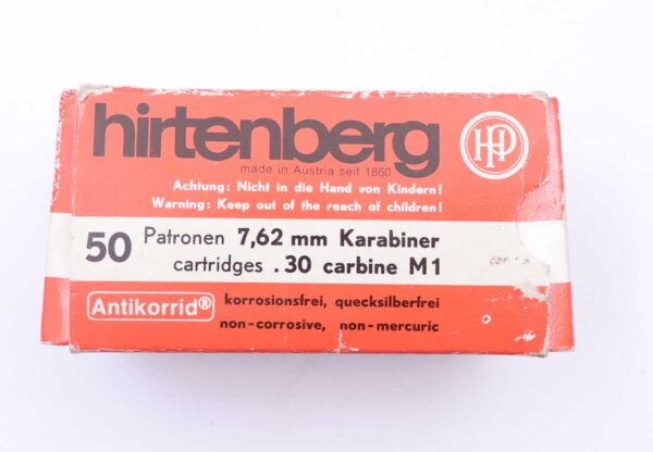 Hirtenberger / Österreich Büchsenpatronen .30Carbine/M1