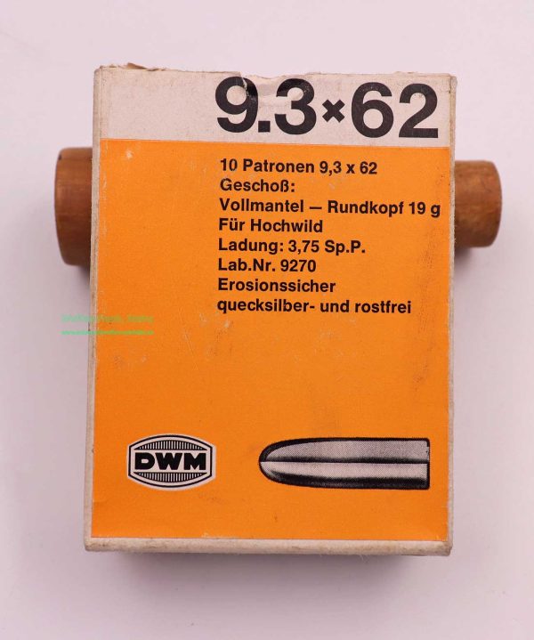 DWM, Berlin Büchsenpatronen 9,3x62