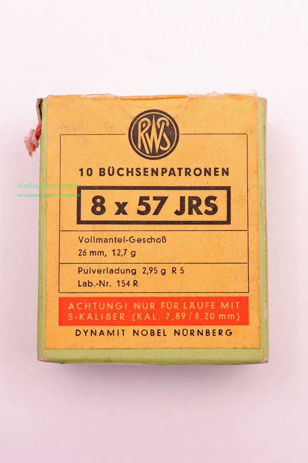 RWS (WZd.Fa.Rottweil) Büchsenpatronen 8x57JRS