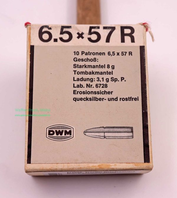 DWM, Berlin Büchsenpatronen 6,5x57R