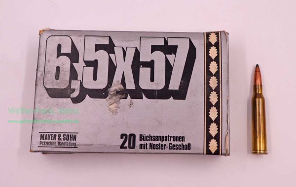 Mayer u. Söhne - Neheim Büchsenpatronen 8,1g Nosler 6,5x57