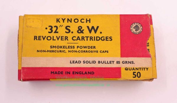 Kynoch, England Revolverpatronen .32S&W short