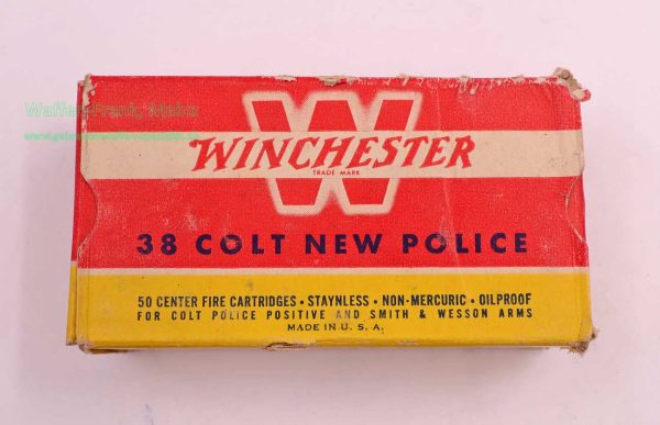 Winchester - USA Revolvermunition .38Colt New Police