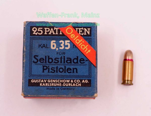 Geco - Fürth Pistolenmunition 6,35mmBrowning/.25ACP