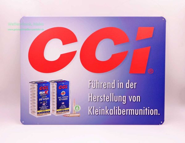 CCI Munition Werbeschild