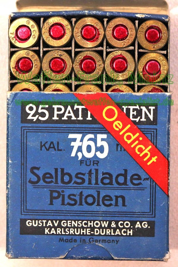 Geco - Fürth Pistolenpatronen 7,65 mm/.32 ACP