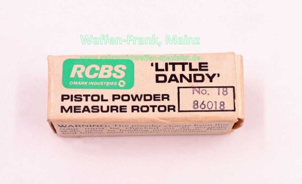 RCBS Rotor #18 für Gerät Little Dandy