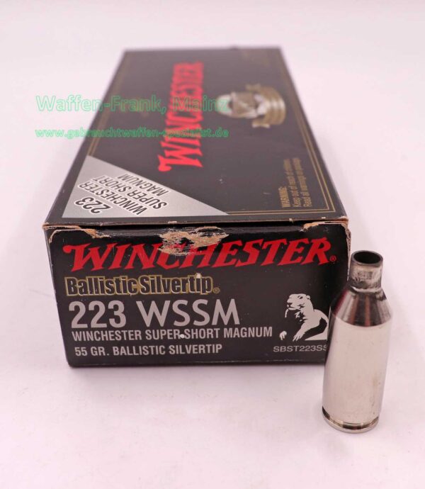 Winchester - USA Langwaffenhülsen, gebraucht Kal. .223 WSSM