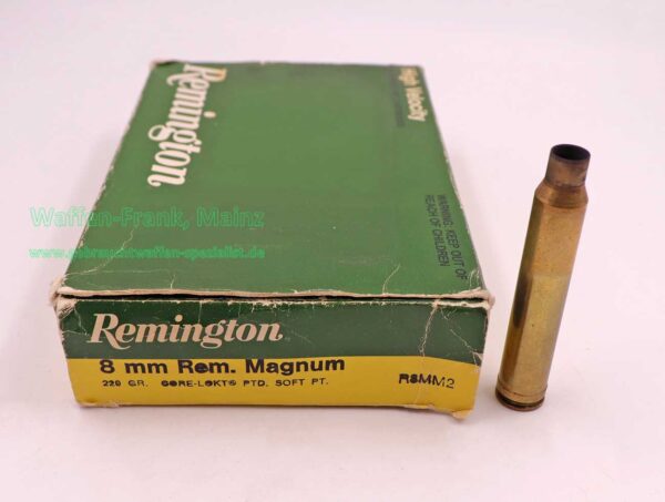 Remington - USA Langwaffenhülsen, gebraucht Kal. 8mm Remington Magnum