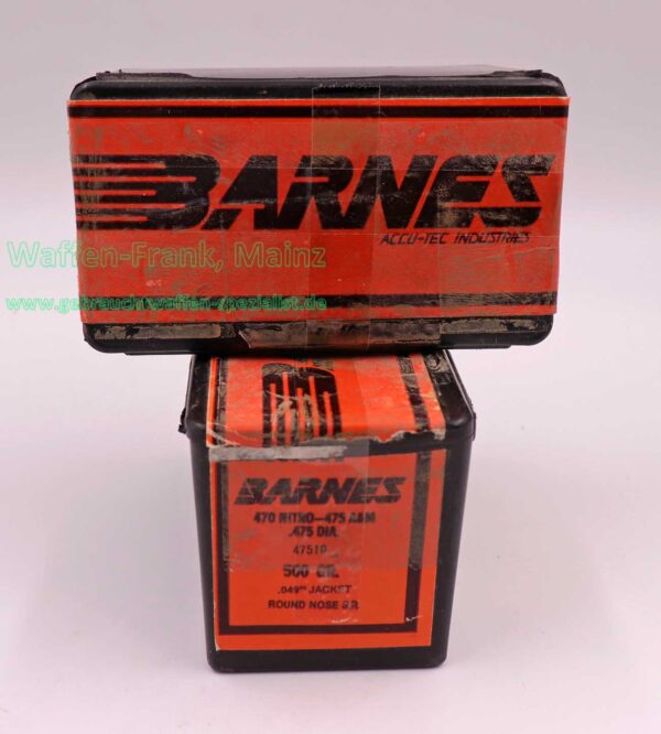 Barnes Bullets Büchsengeschosse, Anbruch .470Nitro - 475 A&M