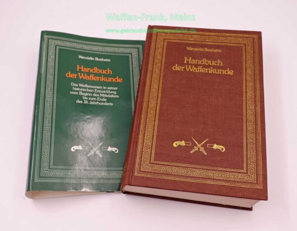 Reprint Verlag Leipzig Buch Handbuch der Waffenkunde Wendelin Boeheim